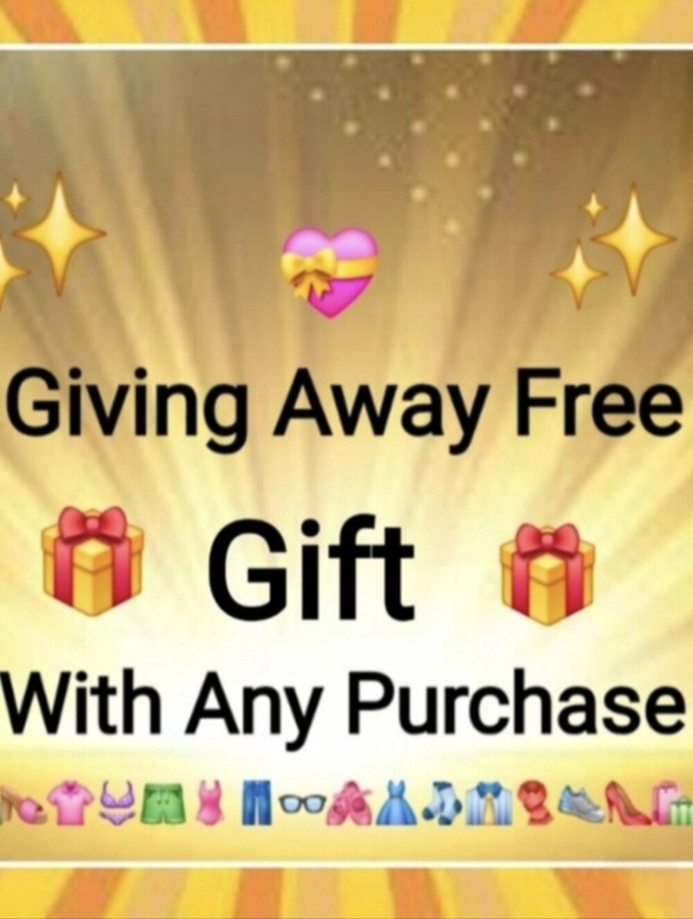 Giving Away a Free Gift With Any Purchase 🎁